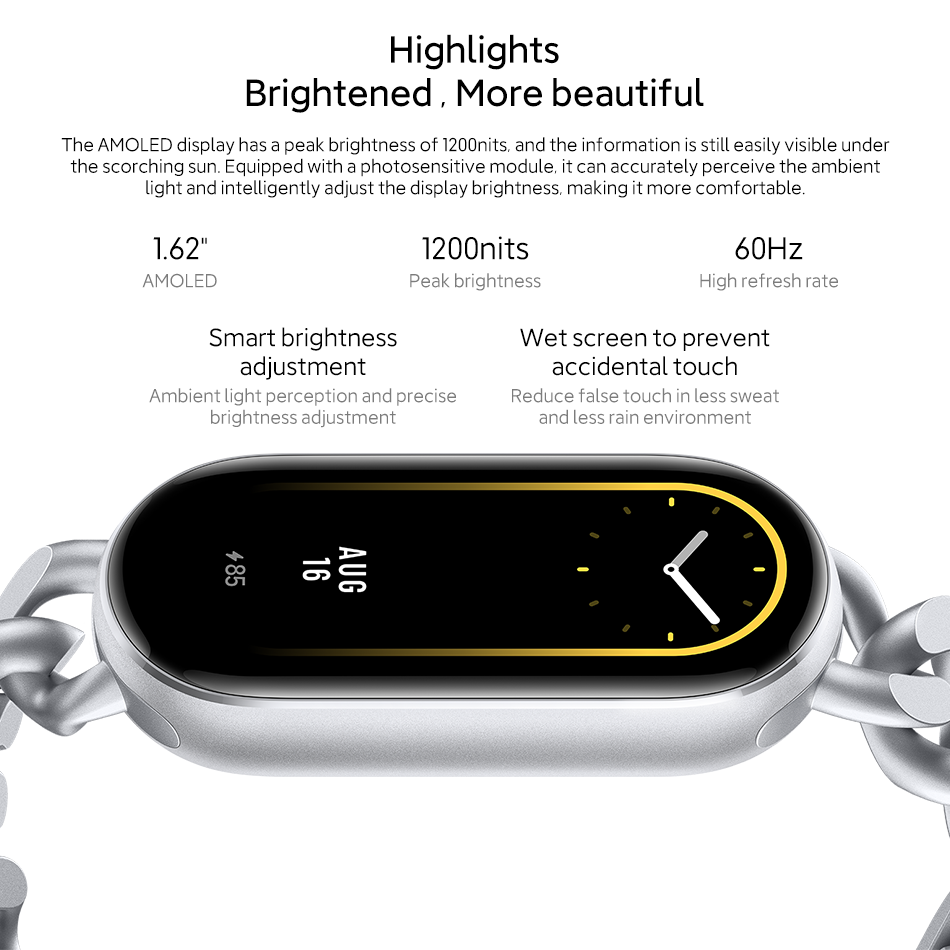Xiaomi Mi Band 9 AMOLED Screen - Health Wellness Bracelet review and price