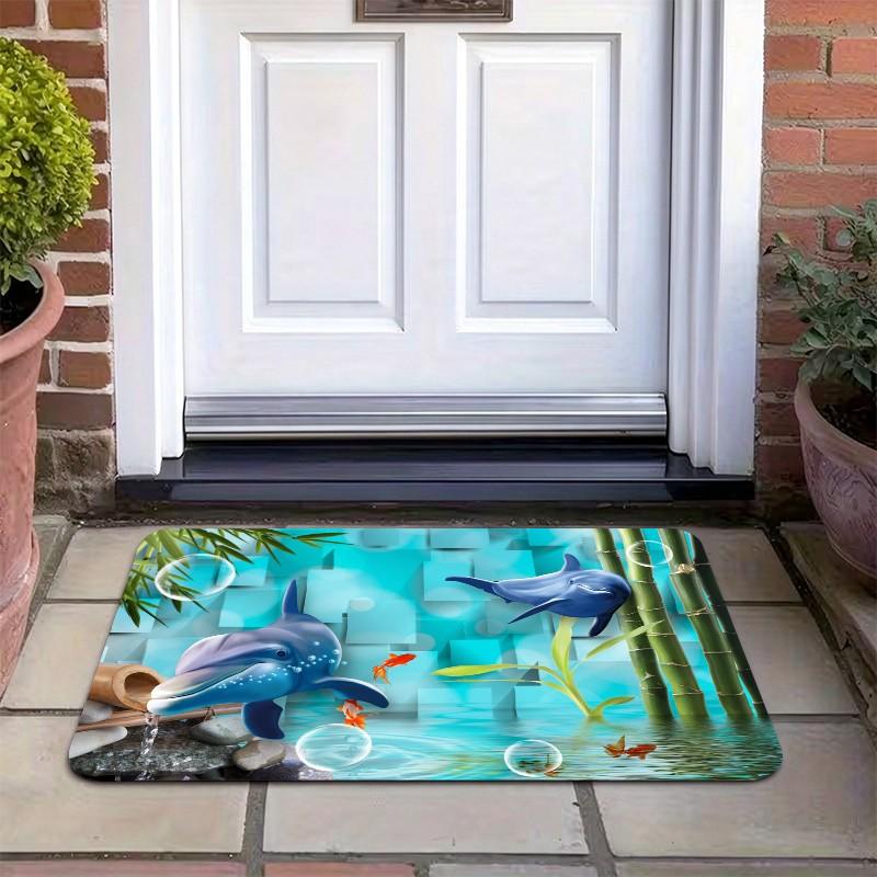 1 Piece Underwater Dolphin Bam - Bamboo Bath Mat review and price